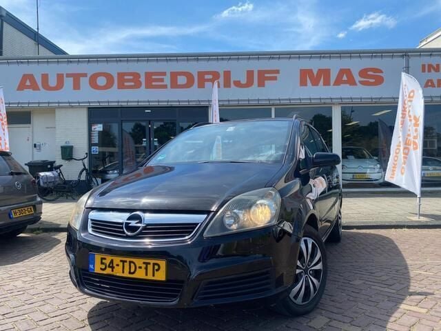 Zwart Gebruikt 2006 Opel Zafira Enjoy MPV | € 1.950 (Eerlijke prijs) - Afbeelding 1/4