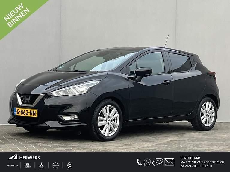 Occasion Nissan Micra N-Connecta 101 PK (74 kW) 2019 Enigma black m Hatchback