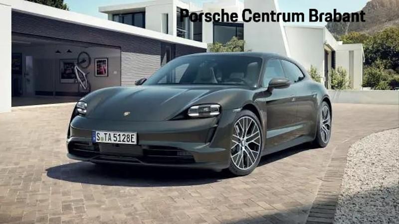 Occasion Porsche Taycan Sport Turismo 300 kW (408 PK) 2023 Grijs (metallic) Stationwagen