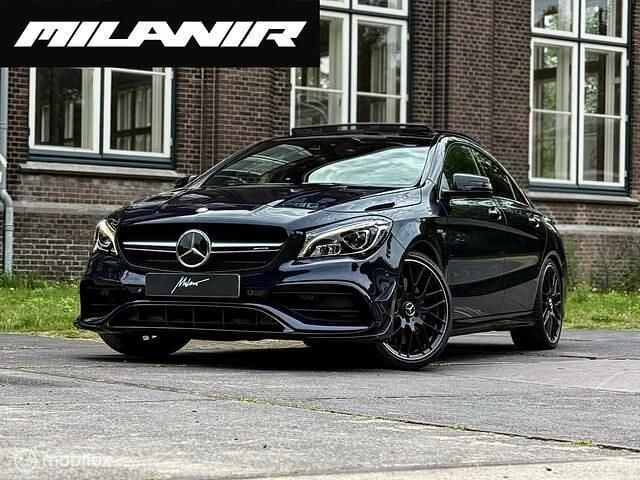 Blauw Gebruikt 2017 Mercedes CLA45 AMG Ambition Sedan | € 34.950 (Iets duurder) - Afbeelding 1/4