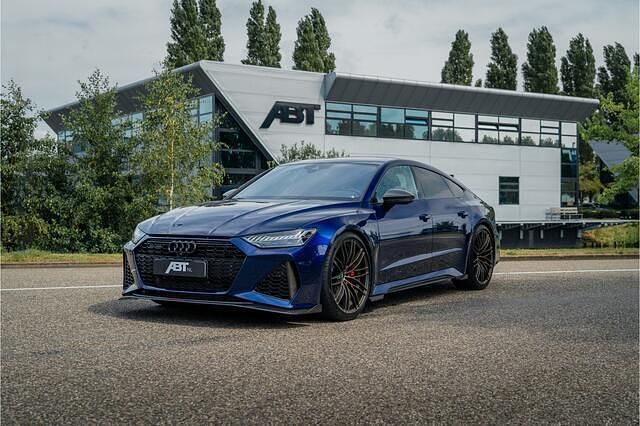 Blauw Gebruikt 2022 Audi RS7 Sportback Advanced Plus Hatchback | € 209.950 - Afbeelding 1/4
