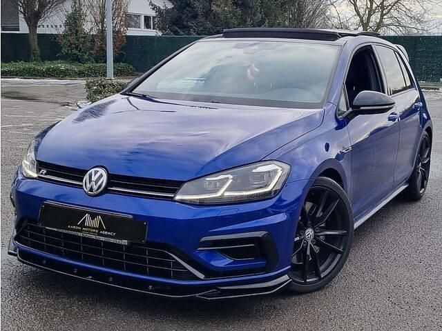 Blauw Gebruikt 2019 VW Golf R Sedan | € 33.490 (Eerlijke prijs) - Afbeelding 1/4