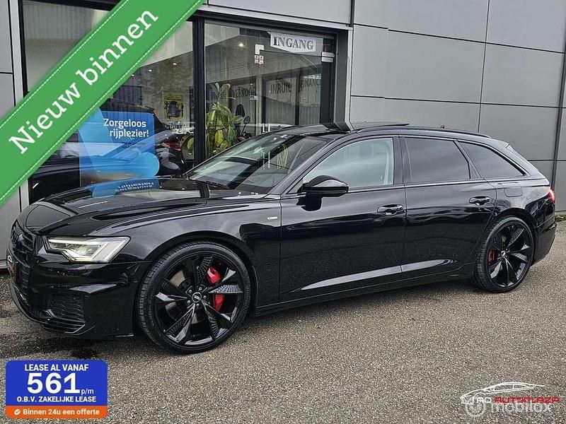 Zwart Gebruikt 2021 Audi A6 S-Line Stationwagen | € 34.995 (Goede deal) - Afbeelding 1/4