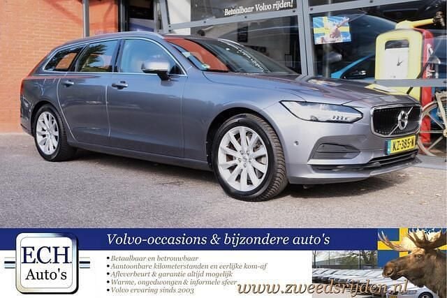 Grijs Gebruikt 2017 Volvo V90 Momentum Stationwagen | € 21.450 (Goede deal) - Afbeelding 1/4