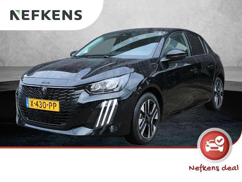 Zwart Gebruikt 2023 Peugeot 208 Allure Hatchback | € 18.925 (Eerlijke prijs) - Afbeelding 1/3