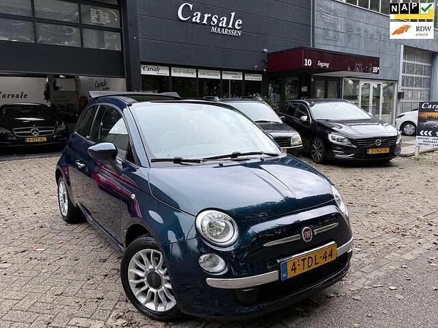 Blauw Gebruikt 2014 Fiat 500C Lounge Cabriolet | € 5.650 (Goede deal) - Afbeelding 1/4