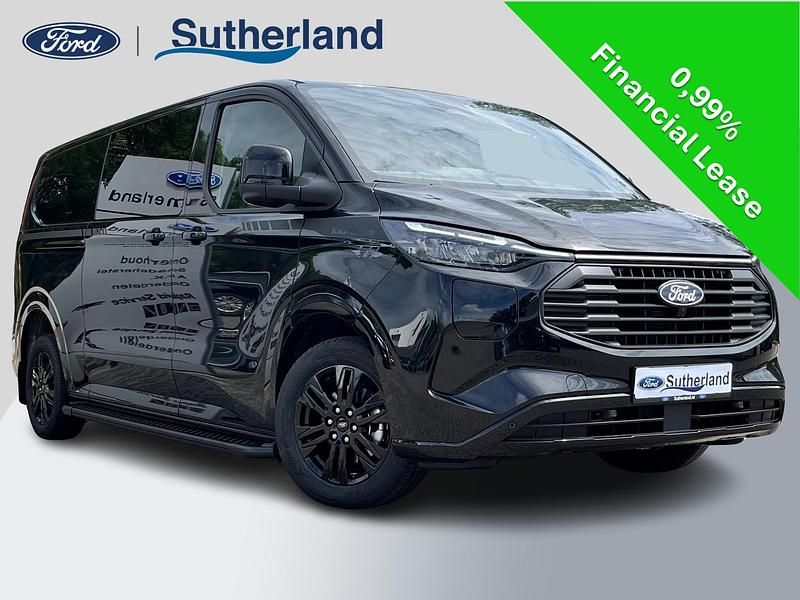 Zwart Nieuw 2025 Ford Transit Custom Platinum Van | € 49.759 - Afbeelding 1/2