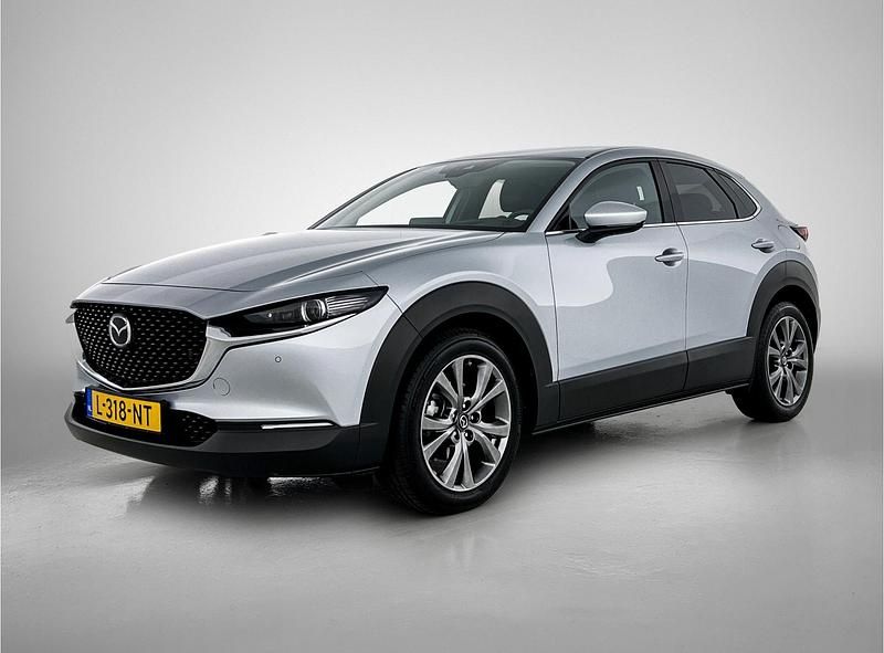Grijs metallic Gebruikt 2021 Mazda CX-30 Luxury SUV | € 24.995 (Eerlijke prijs) - Afbeelding 1/4
