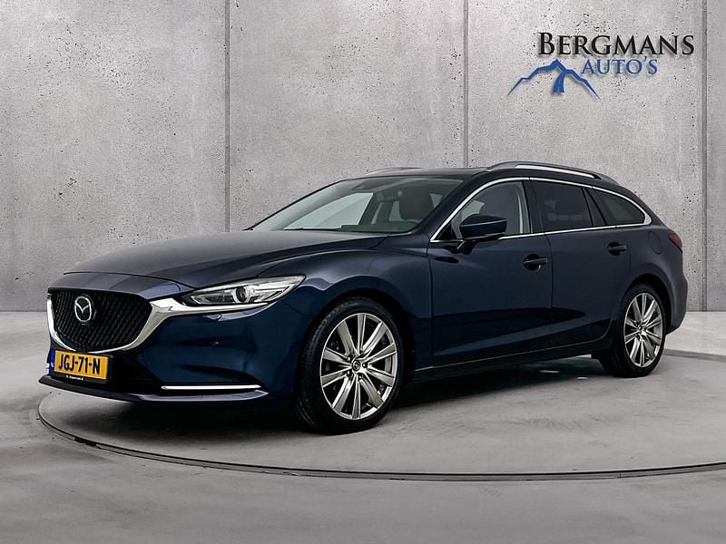 Blauw Gebruikt 2023 Mazda 6 Signature Stationwagen | € 29.800 (Goede deal) - Afbeelding 1/4