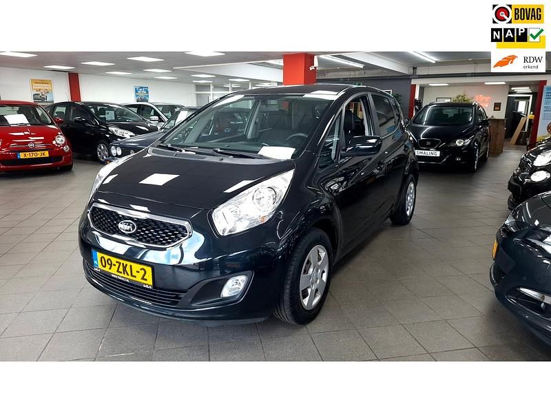 Zwart Gebruikt 2012 Kia Venga Plus Hatchback | € 6.950 (Goede deal) - Afbeelding 1/4