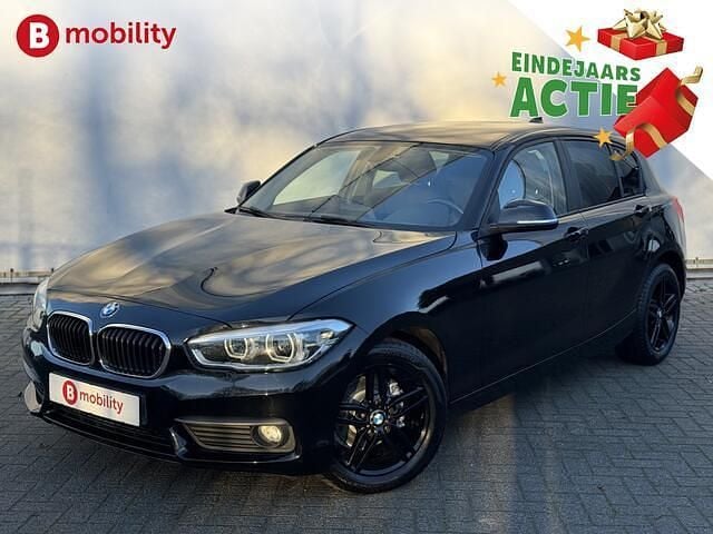 Zwart Gebruikt 2015 BMW 116 Sport Line Hatchback | € 9.795 (Super prijs) - Afbeelding 1/3