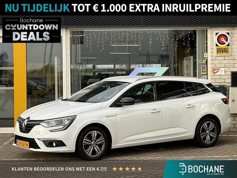 Wit Gebruikt 2018 Renault Mégane GrandTour LIMITED Stationwagen | € 12.545 (Duur) - Afbeelding 1/4