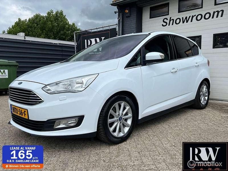 Wit Gebruikt 2017 Ford C-MAX Titanium MPV | € 9.995 (Super prijs) - Afbeelding 1/4