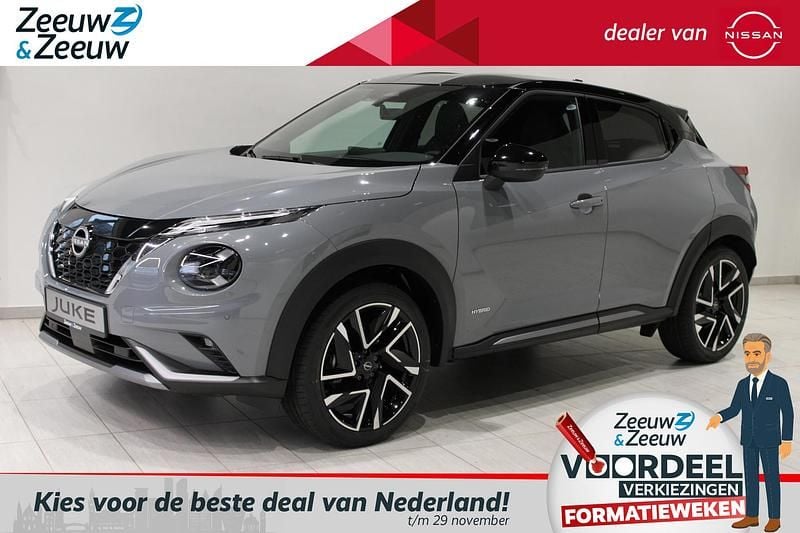 Ceramic grey / zwart dak Nieuw 2025 Nissan Juke SUV | € 37.069 (Iets duurder) - Afbeelding 1/4