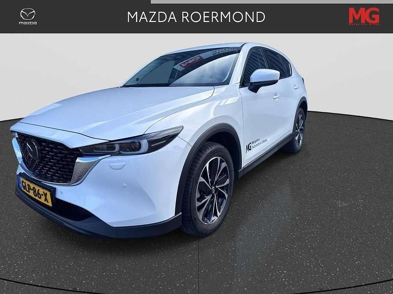 Wit Gebruikt 2024 Mazda CX-5 Comfort SUV | € 42.790 (Eerlijke prijs) - Afbeelding 1/4