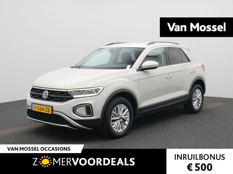 Grijs Gebruikt 2022 VW T-Roc Life SUV | € 25.400 (Goede deal) - Afbeelding 1/4