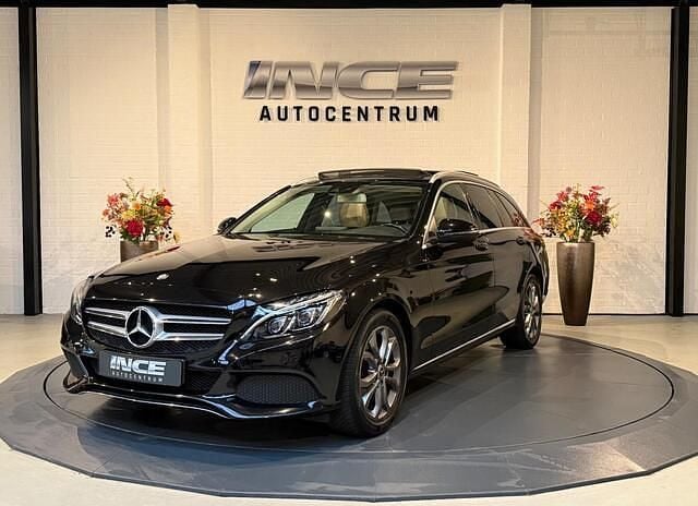 Zwart Gebruikt 2015 Mercedes C180 Edition 1 Stationwagen | € 15.950 (Eerlijke prijs) - Afbeelding 1/4