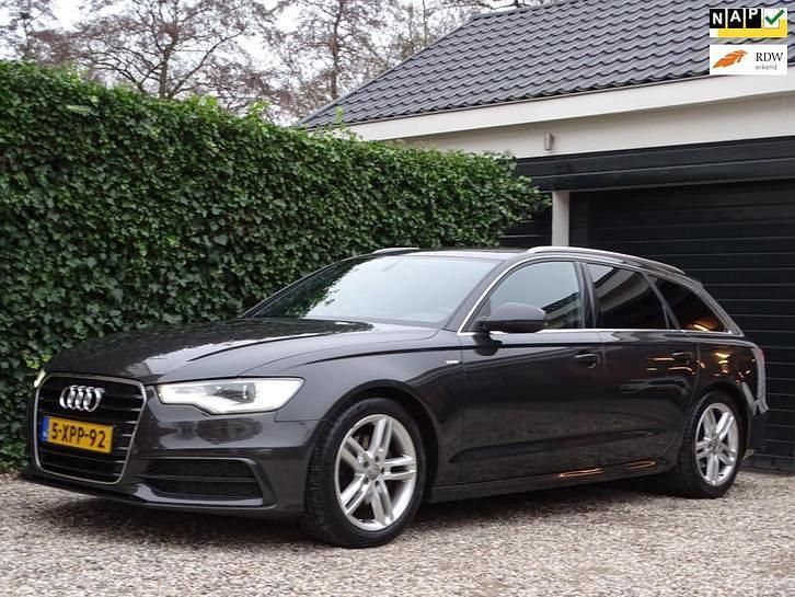 Occasion Audi A6 S-Line 136 PK (100 kW) 2014 Grijs Stationwagen
