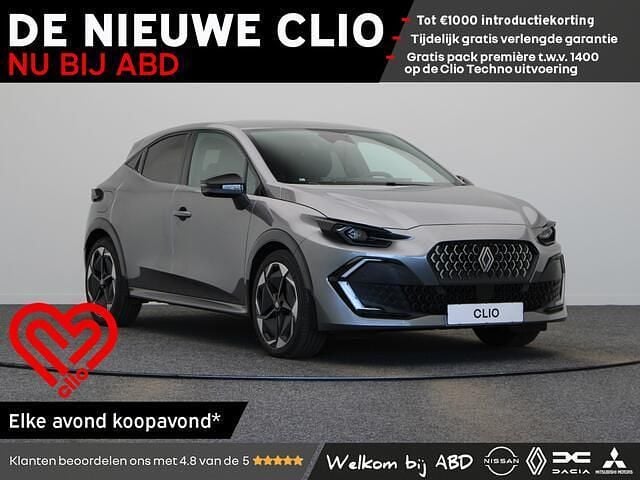 Zwart Nieuw 2026 Renault Clio V Techno Hatchback | € 31.765 (Eerlijke prijs) - Afbeelding 1/3