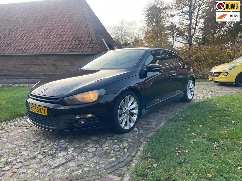 Zwart Gebruikt 2009 VW Scirocco Coupé | € 4.950 (Goede deal) - Afbeelding 1/3