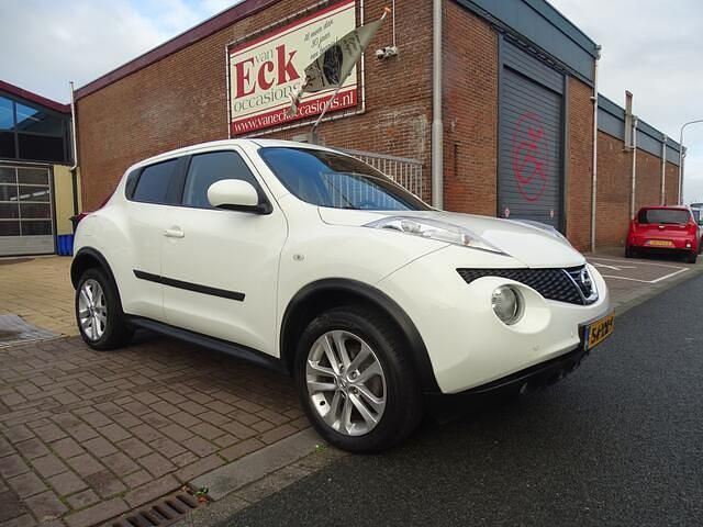 Wit Gebruikt 2012 Nissan Juke Acenta SUV | € 7.450 (Eerlijke prijs) - Afbeelding 1/4