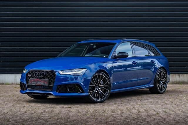 Blauw / ascariblau Gebruikt 2017 Audi RS6 Advanced Plus Stationwagen | € 62.950 (Duur) - Afbeelding 1/4