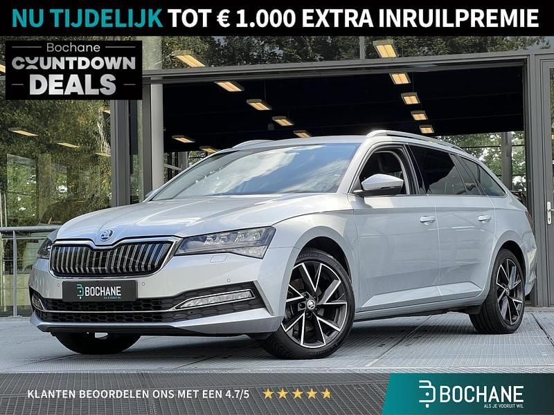 Grijs Gebruikt 2022 Skoda Superb Business Line Stationwagen | € 23.645 (Goede deal) - Afbeelding 1/4
