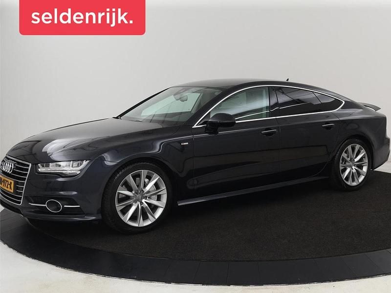 Blauw Gebruikt 2015 Audi A7 Sportback S-Line Hatchback | € 25.900 - Afbeelding 1/4