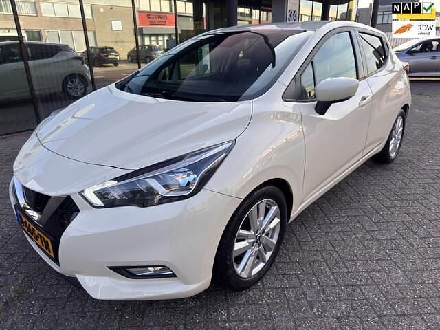 Wit Gebruikt 2020 Nissan Micra N-Connecta Hatchback | € 11.450 (Goede deal) - Afbeelding 1/4