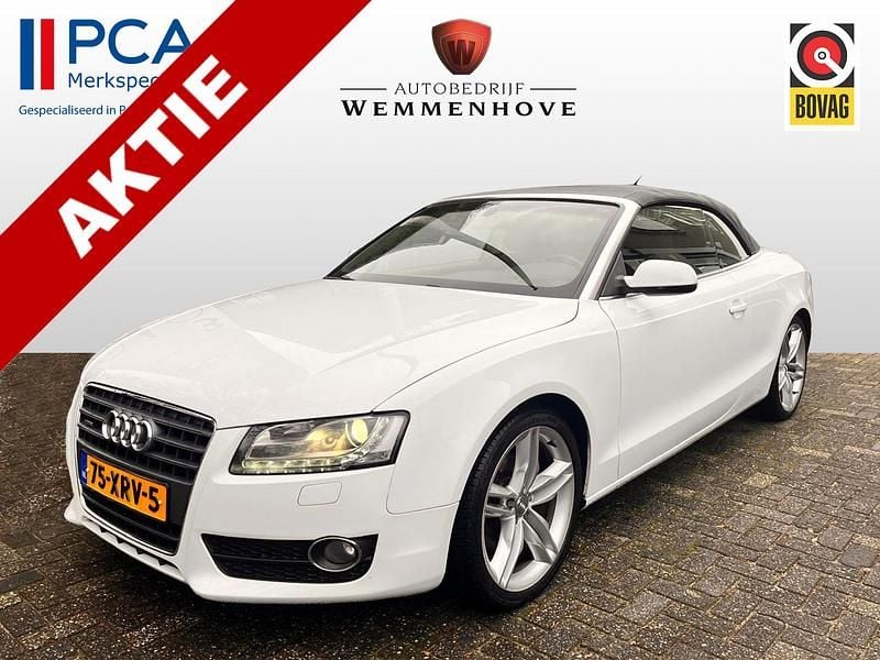 Wit Gebruikt 2012 Audi A5 Cabriolet Comfort Cabriolet | € 13.345 - Afbeelding 1/4