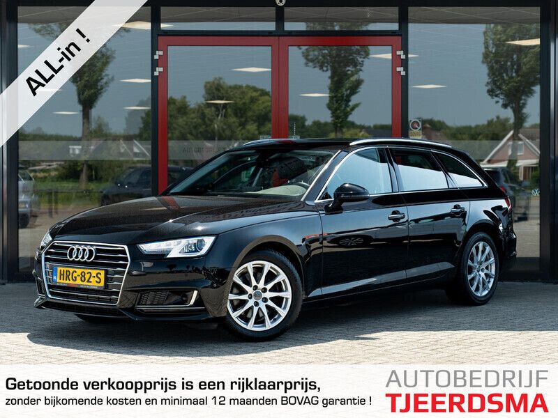 Zwart Gebruikt 2019 Audi A4 Design Stationwagen | € 25.950 (Eerlijke prijs) - Afbeelding 1/4