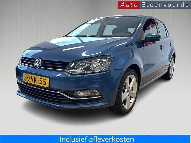 Blauw Gebruikt 2015 VW Polo Highline Hatchback | € 9.495 (Goede deal) - Afbeelding 1/4