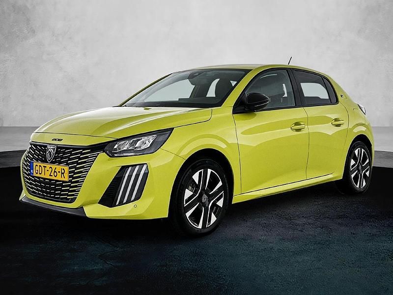 Geel Gebruikt 2024 Peugeot e-208 Style Hatchback | € 22.320 (Eerlijke prijs) - Afbeelding 1/1