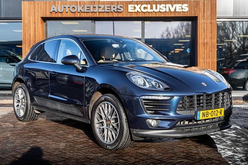 Blauw Occasion 2017 Porsche Macan SUV | € 29.950 (Iets duurder) - Afbeelding 1/4