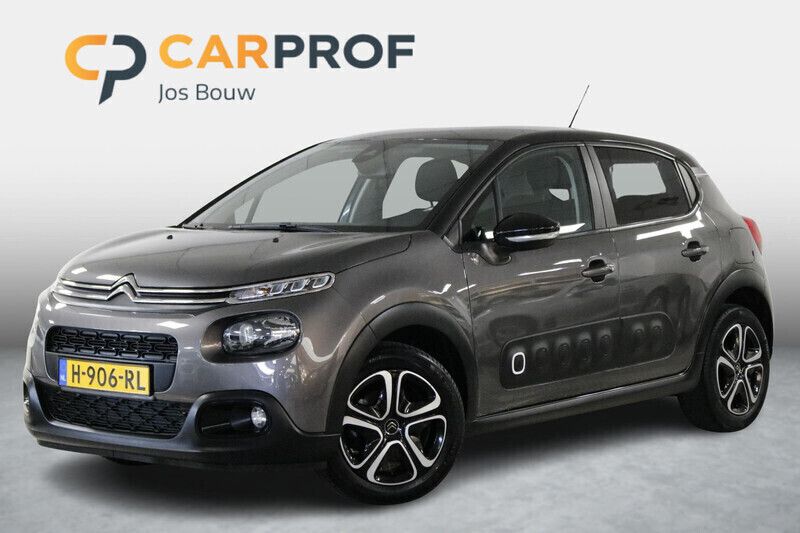 Grijs Gebruikt 2020 Citroën C3 Feel Hatchback | € 12.195 (Eerlijke prijs) - Afbeelding 1/4