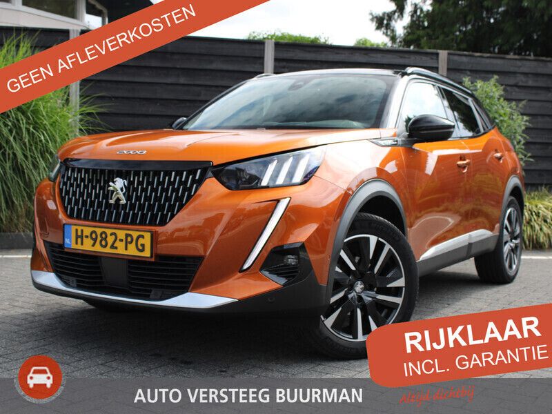 Oranje Gebruikt 2020 Peugeot 2008 GT-line SUV | € 18.450 (Duur) - Afbeelding 1/4