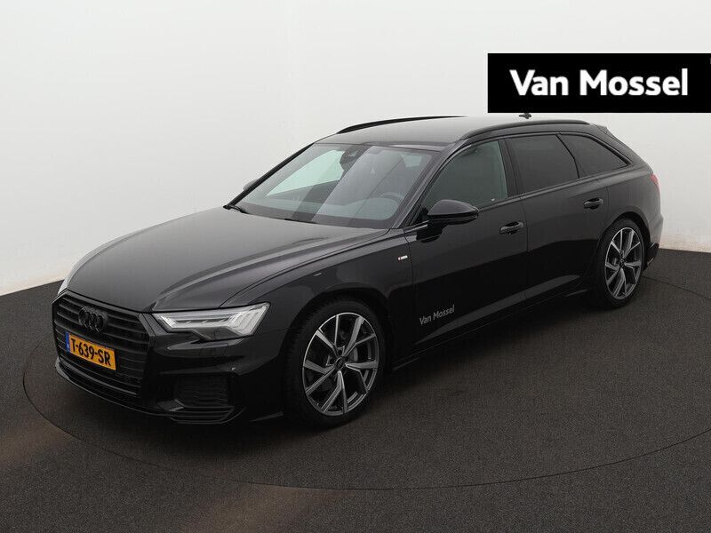 Zwart Gebruikt 2023 Audi A6 S-Line Stationwagen | € 59.900 - Afbeelding 1/4