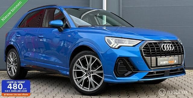 Blauw (metallic) Gebruikt 2019 Audi Q3 S-Line SUV | € 28.950 (Iets duurder) - Afbeelding 1/4