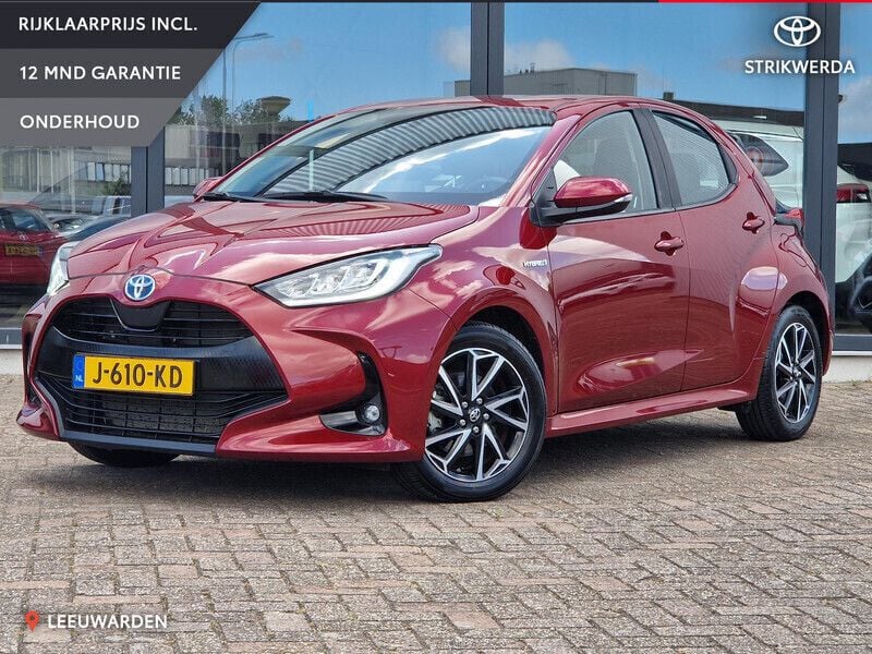 Rood Gebruikt 2020 Toyota Yaris Hybrid Edition Hatchback | € 19.995 (Goede deal) - Afbeelding 1/4
