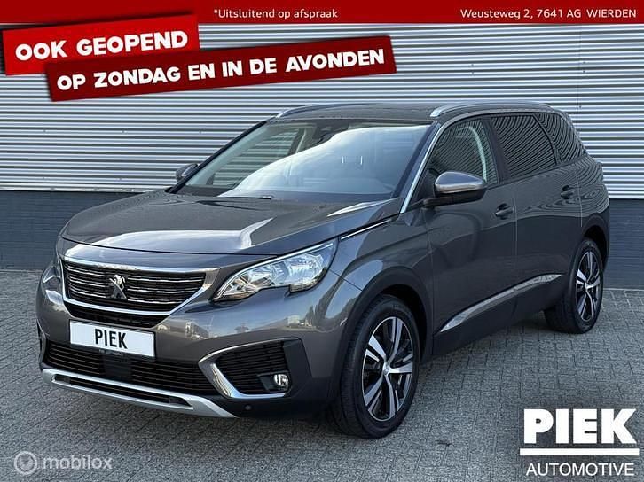 Grijs Gebruikt 2018 Peugeot 5008 Premium MPV | € 14.999 (Super prijs) - Afbeelding 1/3