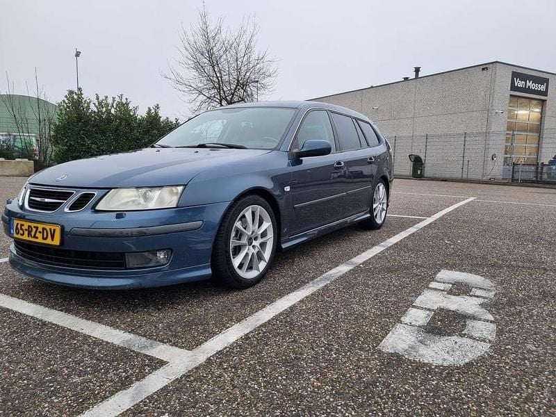 Blauw Gebruikt 2006 Saab 9-3 Aero Stationwagen | € 3.999 - Afbeelding 1/4