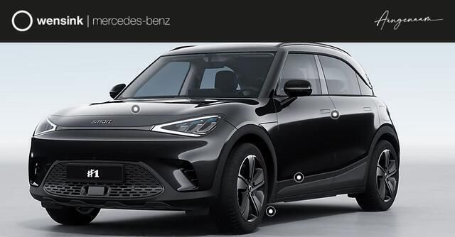 Zwart, metallic lak Nieuw 2024 Smart #1 Edition #1 SUV | € 35.850 (Eerlijke prijs) - Afbeelding 1/4
