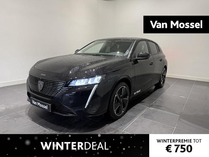 Zwart Occasion 2025 Peugeot e-308 Allure Hatchback | € 41.940 - Afbeelding 1/4