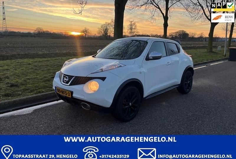 Wit Occasion 2011 Nissan Juke Tekna SUV | € 4.995 (Eerlijke prijs) - Afbeelding 1/4