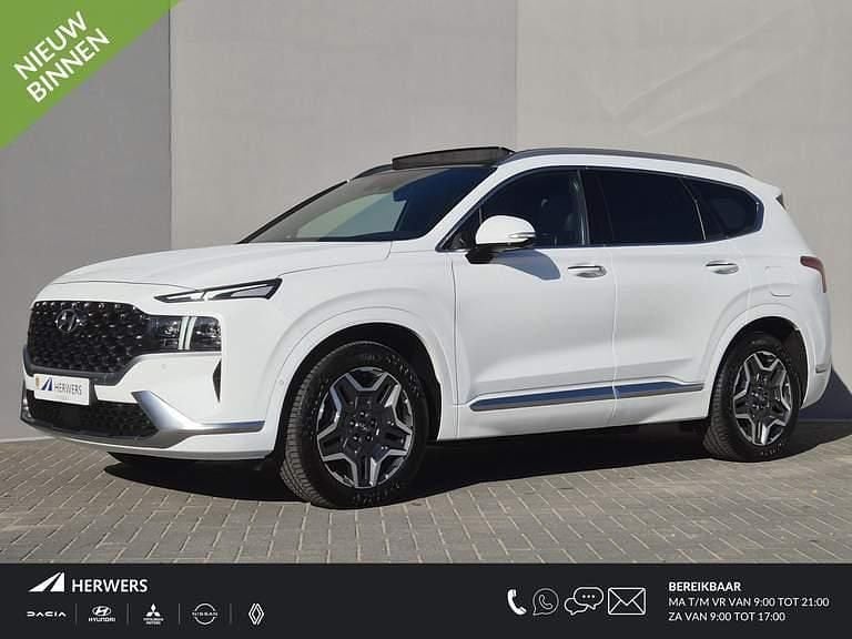 Hyper white cream pearl (ww2) Gebruikt 2022 Hyundai Santa Fe SUV | € 37.485 (Goede deal) - Afbeelding 1/4