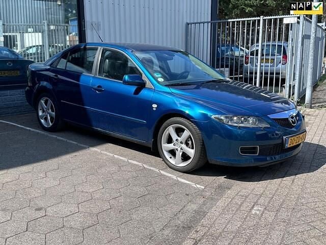 Blauw Gebruikt 2007 Mazda 6 Inclusive Hatchback | € 2.350 (Eerlijke prijs) - Afbeelding 1/4