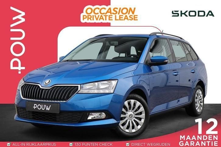 Blauw Occasion 2021 Skoda Fabia Ambition Stationwagen | € 15.400 (Eerlijke prijs) - Afbeelding 1/3