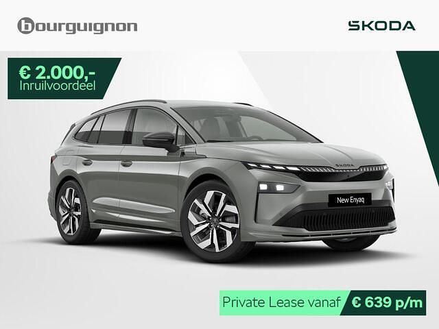 Grijs Nieuw 2025 Skoda Enyaq iV SportLine SUV | € 54.960 - Afbeelding 1/4
