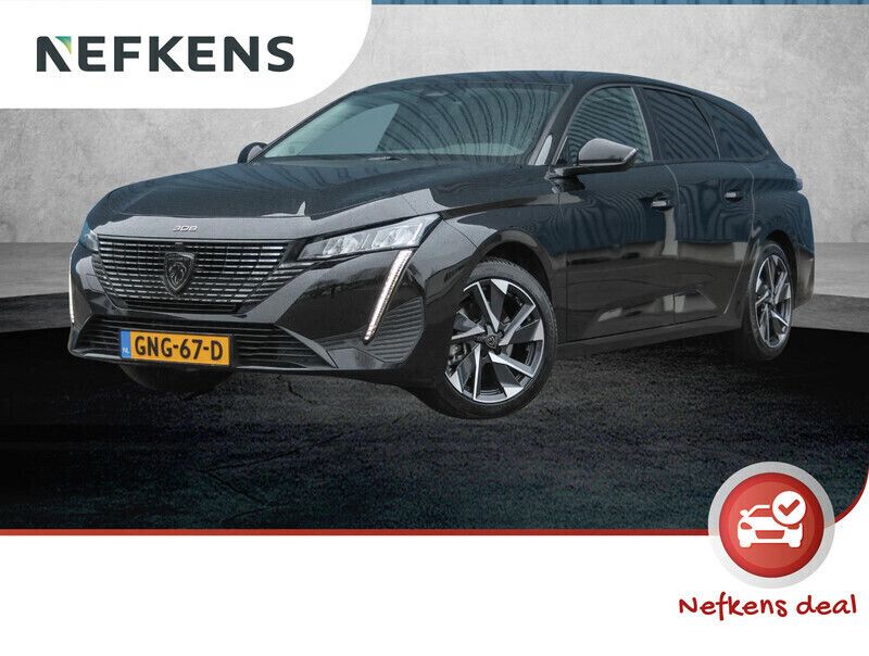 Zwart Gebruikt 2024 Peugeot 308 Allure Stationwagen | € 33.425 - Afbeelding 1/4