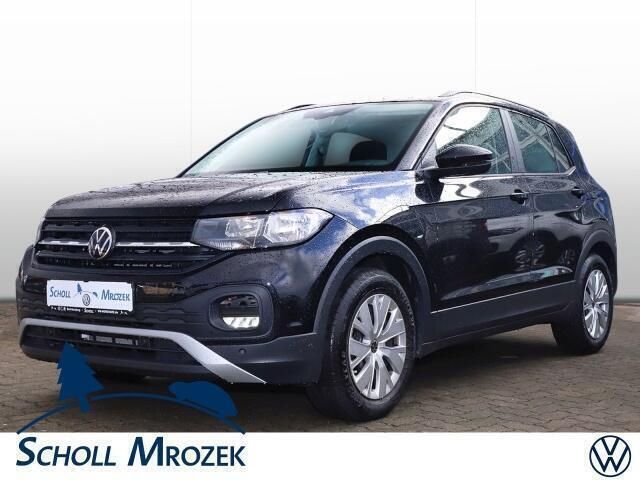 Zwart Gebruikt 2022 VW T-Cross Basis SUV | € 23.825 (Eerlijke prijs) - Afbeelding 1/4
